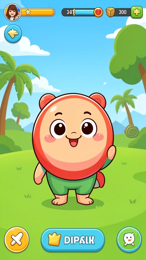 Tangkapan layar menampilkan aksi seru dalam game.