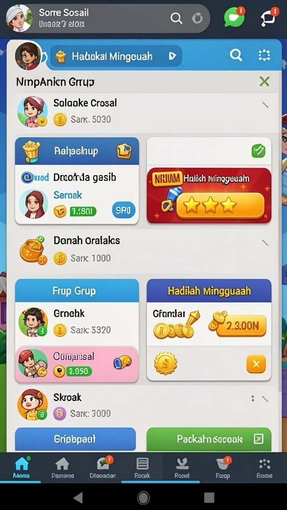 Antarmuka pengguna yang intuitif dan menarik.
