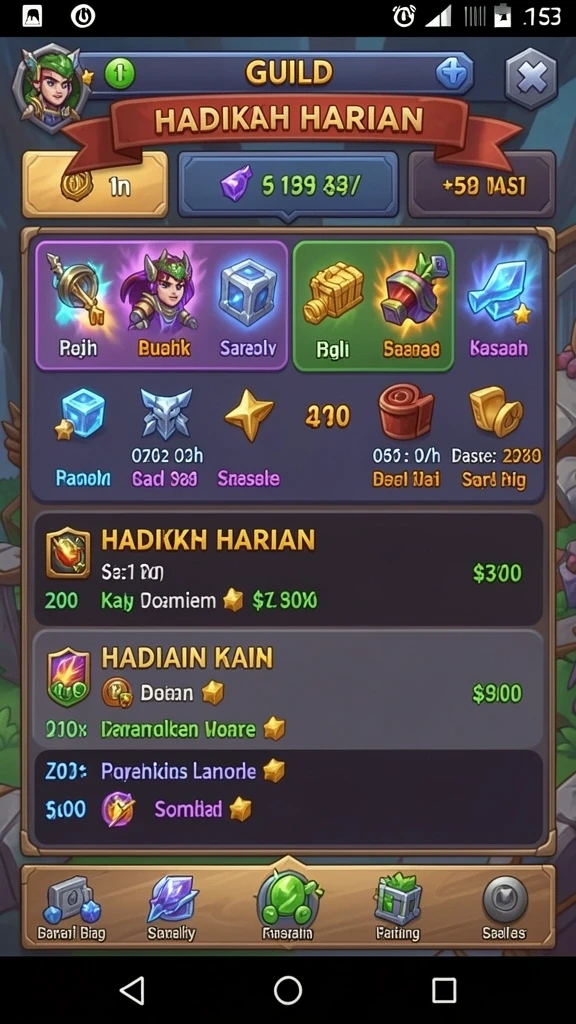 Screenshot menampilkan salah satu slot dengan tema petualangan.