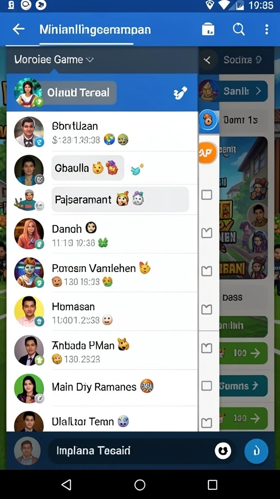Tampilan utama aplikasi dengan desain yang modern.