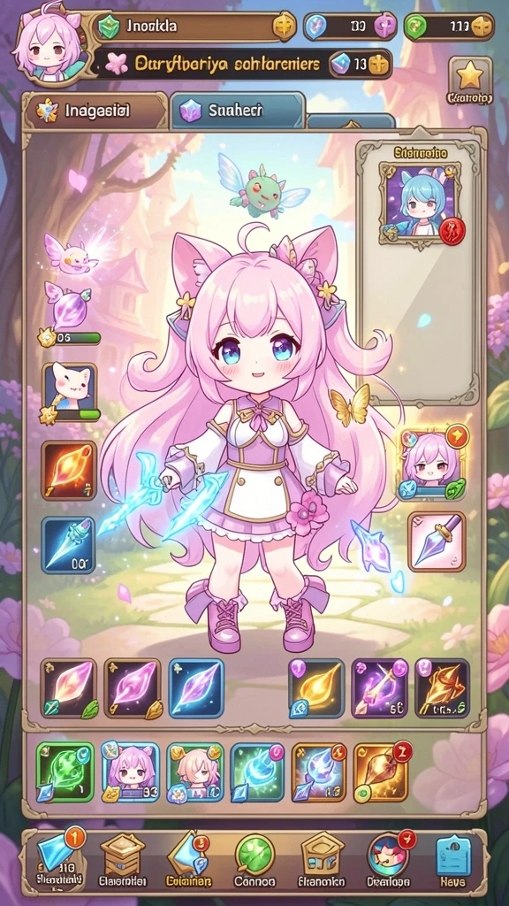 Tampilan awal game yang memukau dan mengundang.