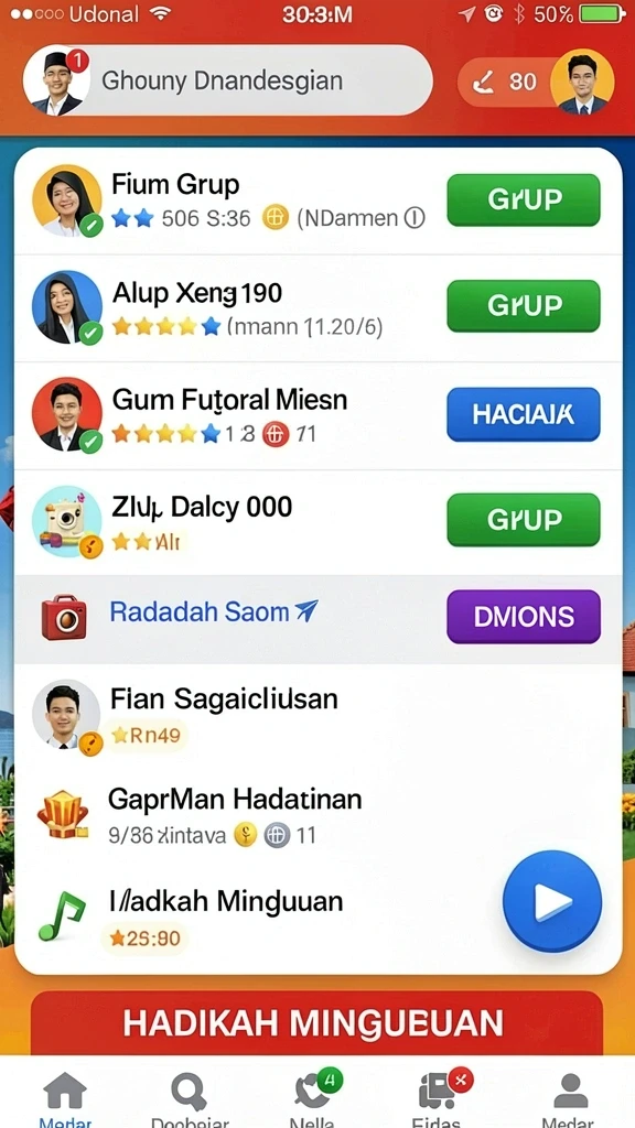 Antarmuka yang ramah pengguna dan mudah dinavigasi.