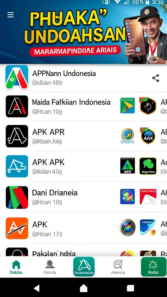 Screenshot 1: Tampilan awal permainan dengan karakter menarik.