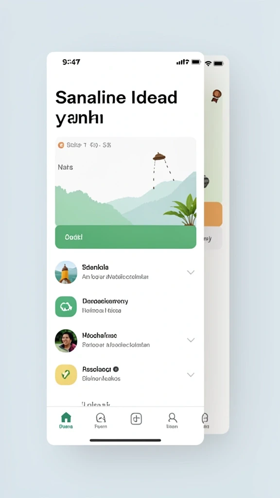Tampilan awal yang menarik dan intuitif.