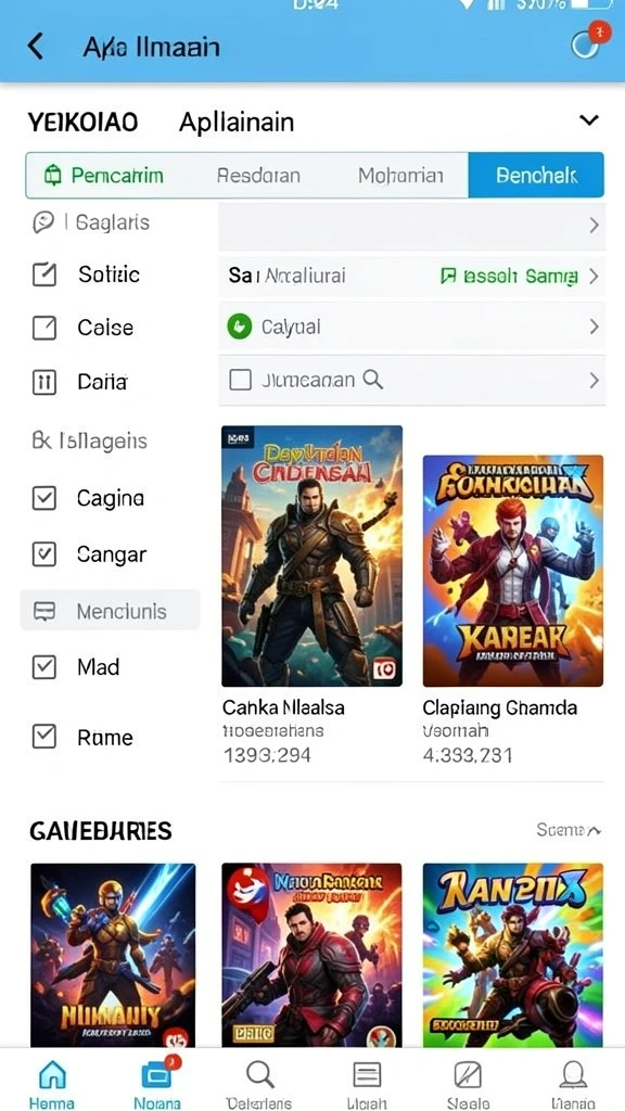 Tampilan antarmuka yang modern dan mudah dimengerti.