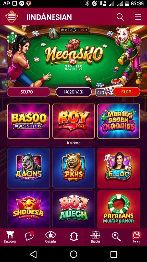 Tampilan grafis yang menawan dalam dunia virtual DMD686.