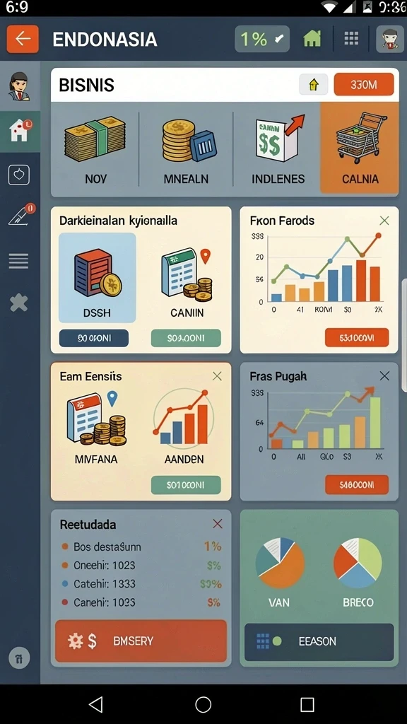 Tampilan antarmuka yang menarik dan user-friendly.