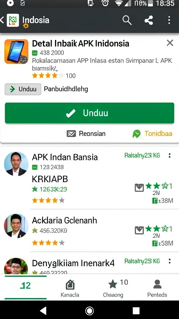 Tampilan awal yang menarik dan mudah dinavigasi.