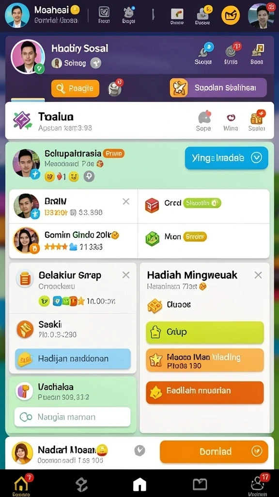 Tampilan antarmuka yang menarik dan intuitif.