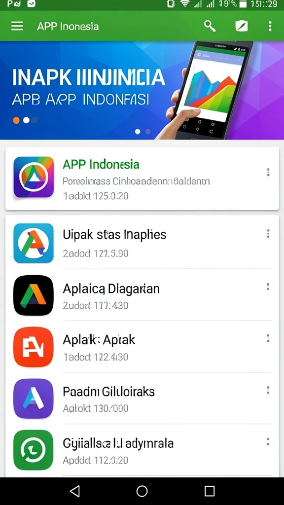 Tampilan awal yang menarik dan mudah dinavigasi.