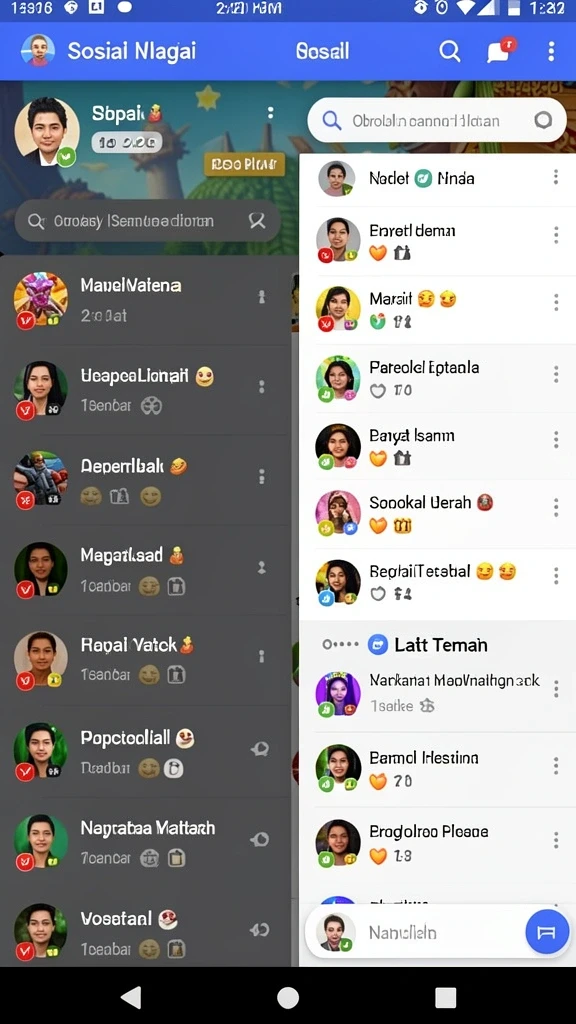 Berbagai pilihan angka untuk dipasang taruhan.