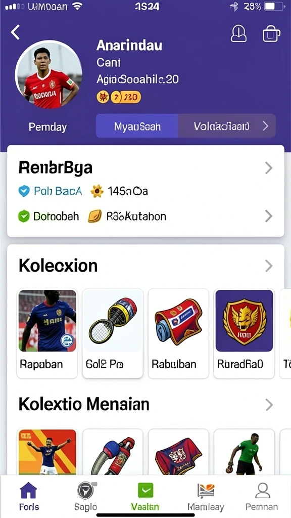 Tampilan awal yang menarik dan mudah dipahami.