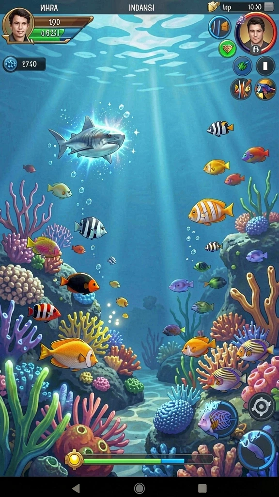 Visual menarik dari lingkungan dalam game MPO1221.