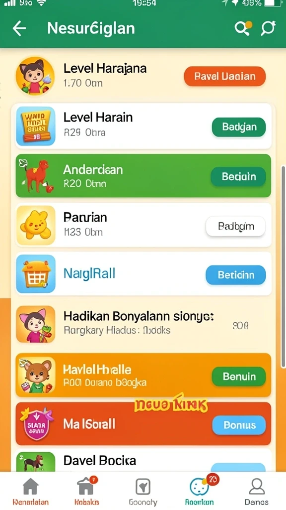Momen pertempuran seru di level baru.