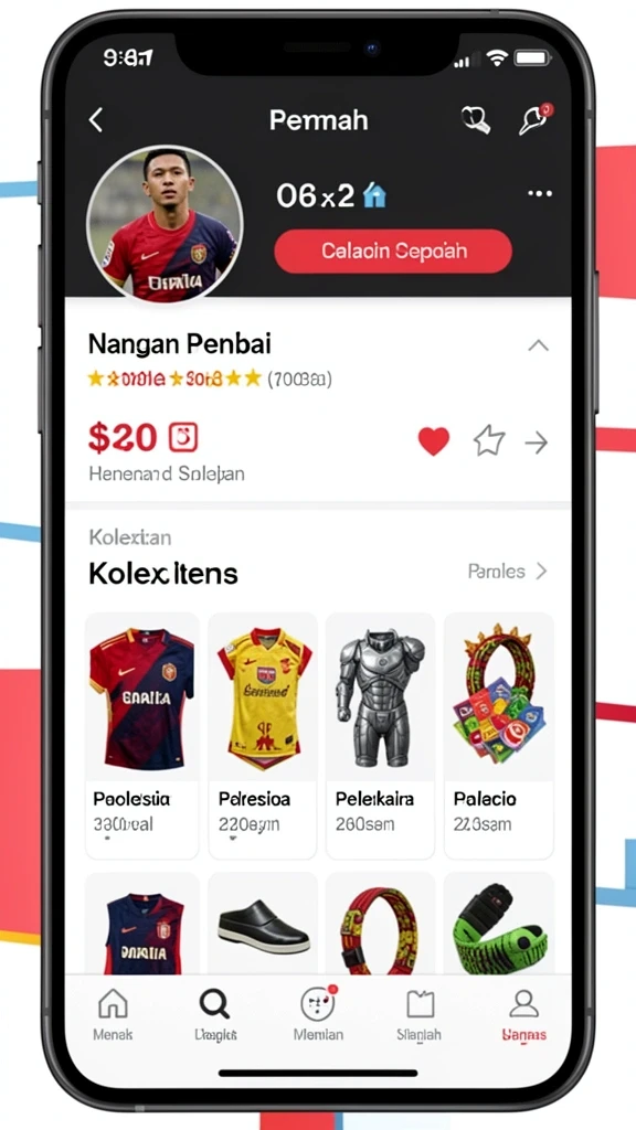 Tampilan antarmuka yang sederhana dan menarik.