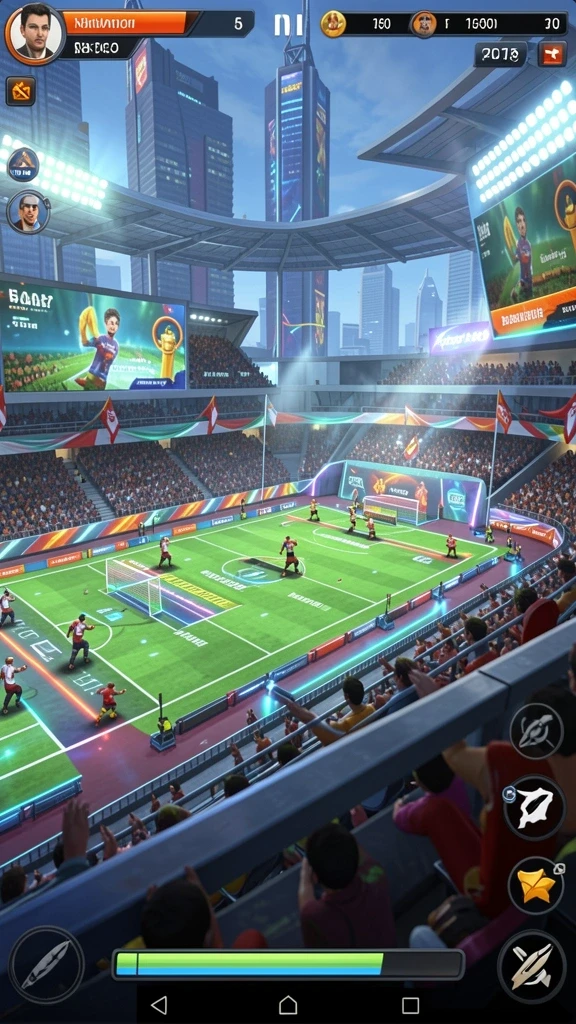 Mode multiplayer yang seru dan kompetitif.