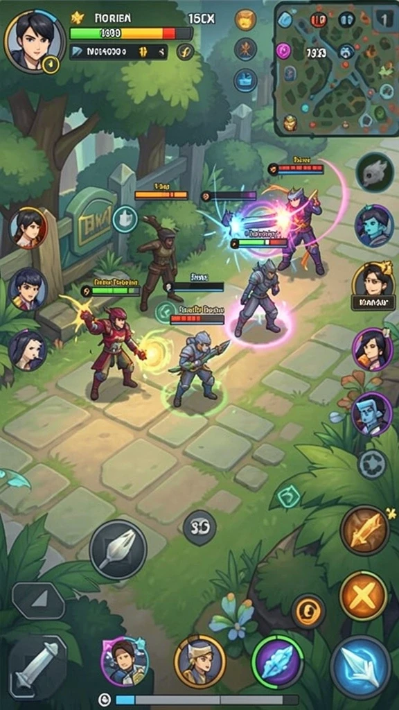 Mode multiplayer yang memungkinkan bersaing dengan teman.