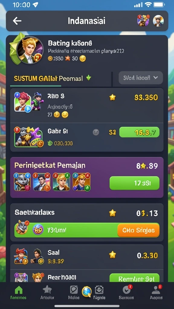 Statistik permainan yang mudah dipahami.
