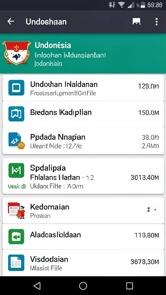 Tampilan antarmuka yang modern dan menarik.