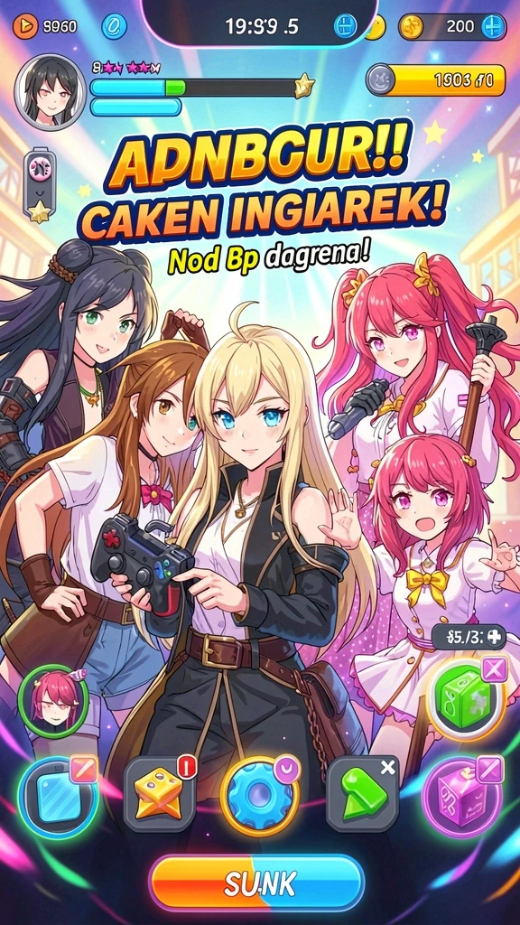 Karakter yang dapat disesuaikan dengan berbagai skin.