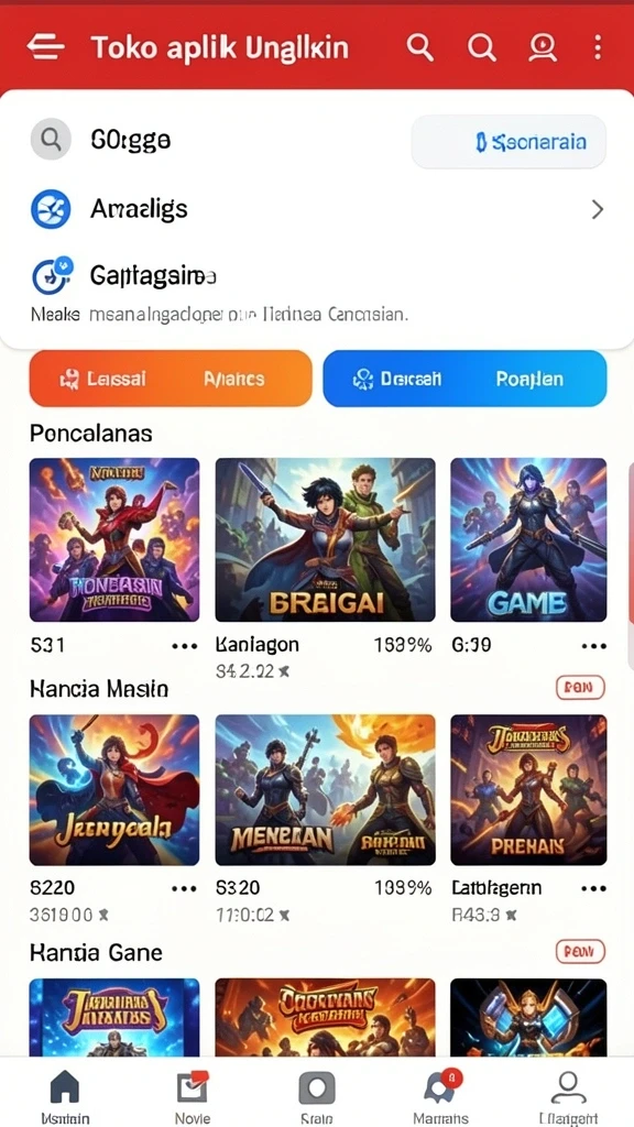 Screenshot dari salah satu level dalam SUKA86.