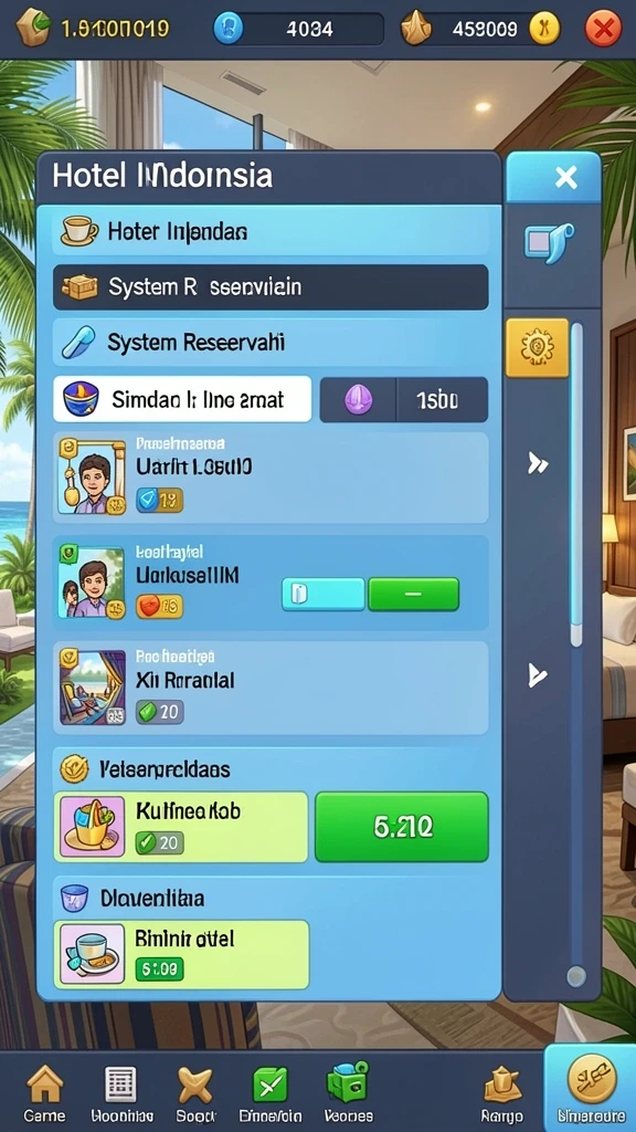 Tampilan antarmuka yang menarik dan user-friendly.