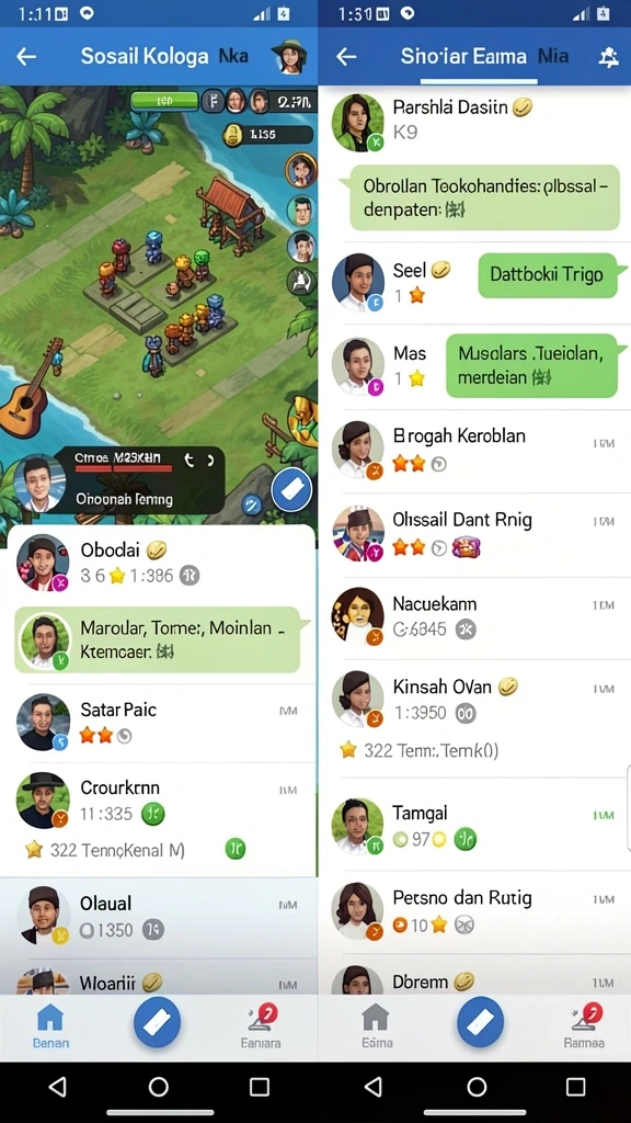 Karakter-karakter unik yang dapat dimainkan oleh setiap pengguna.