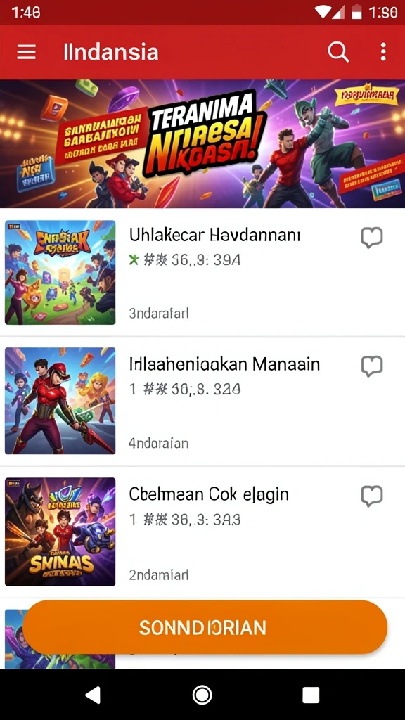 Tampilan antarmuka yang memukau untuk pengguna.