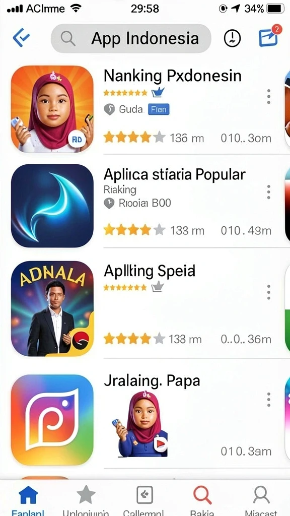 Screenshot memperlihatkan karakter dengan kostum unik.