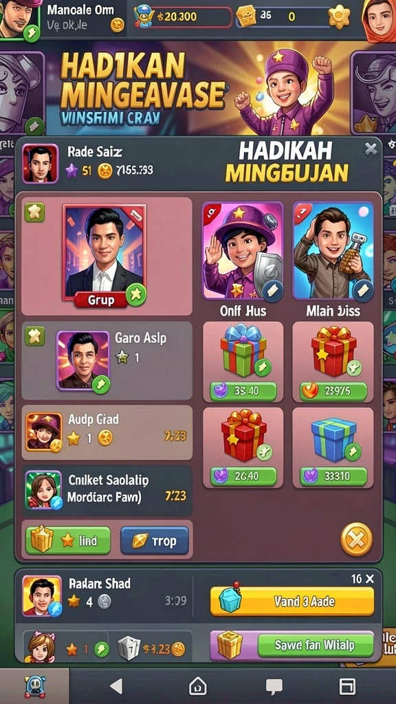 Screenshot dari komunitas pemain aktif berbagi pengalaman.