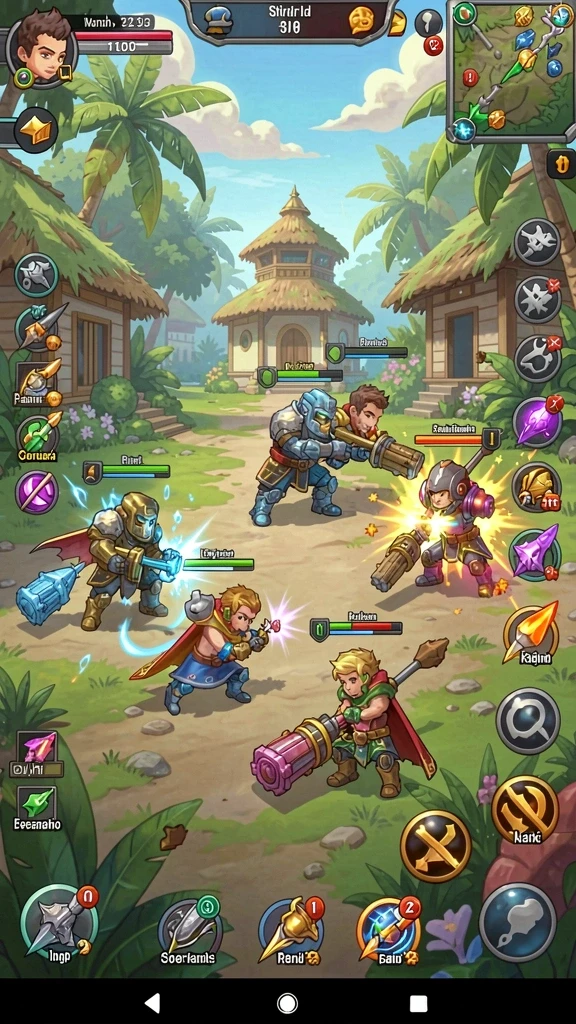 Screenshot menunjukkan karakter utama dalam misi pertama.